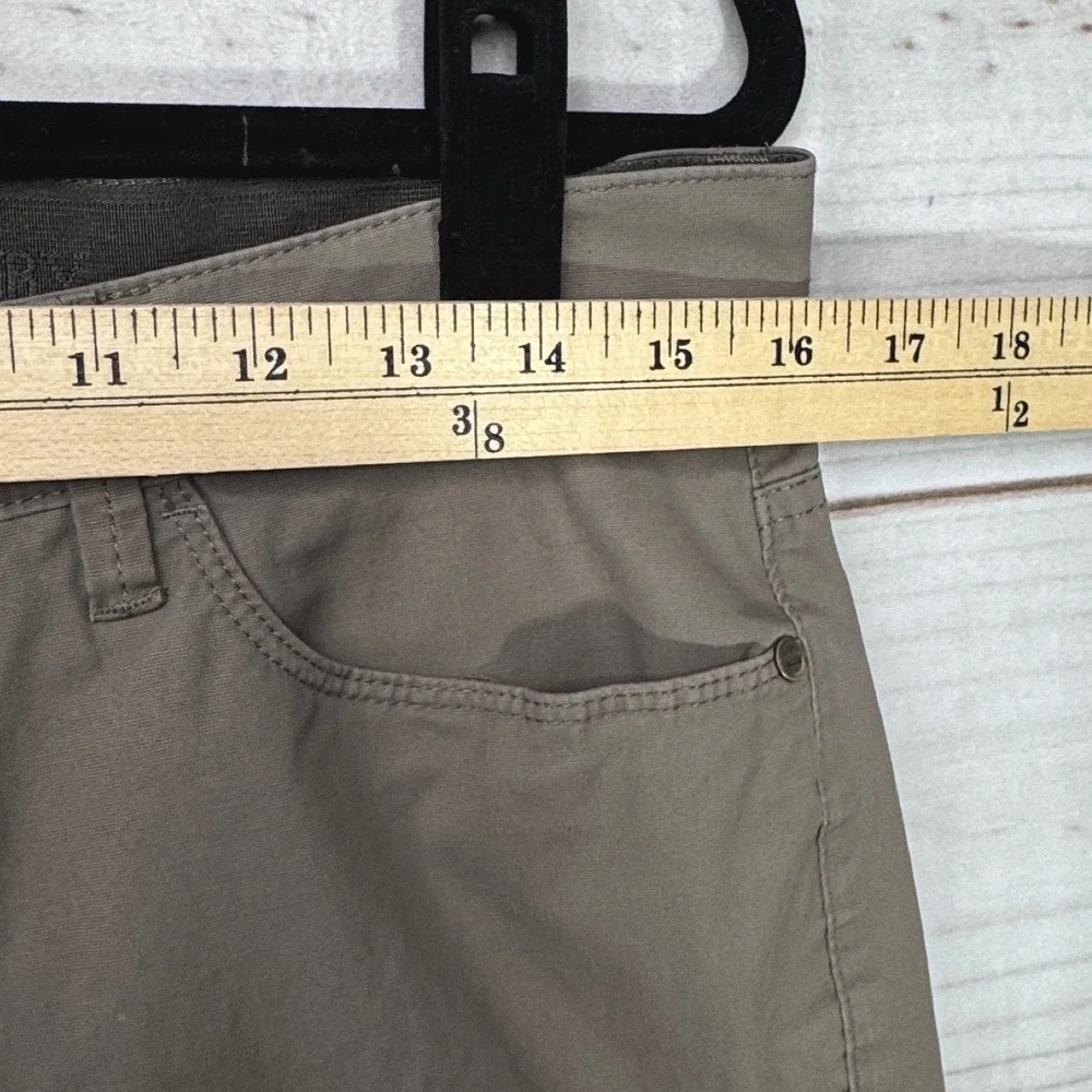 English Laundry Mens 32x32 Khaki Tan 5-Pocket Stretch Pants Cotton Nylon Hiking